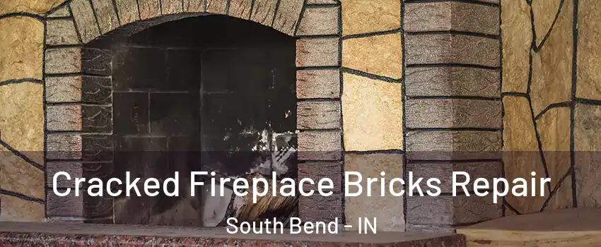  Cracked Fireplace Bricks Repair South Bend - IN