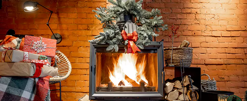 Travis Industries Linear Gas Fireplace Installation in South Bend, Indiana