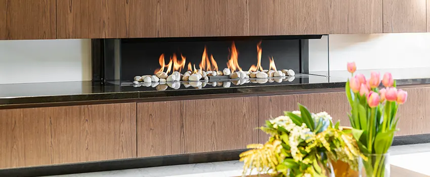 Double-height Fireplace Design Refurbishment in South Bend, Indiana