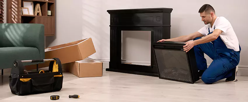 Old Rusted Metal Fireplace Repair And Replacement in South Bend, IN